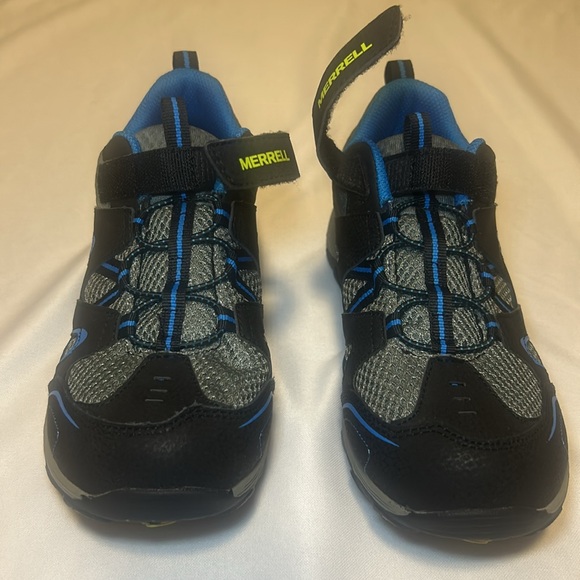 Like New Merrell Chaser Trail Hiking Hook/Loop Shoes 7M Kid’s Unisex - Picture 9 of 14